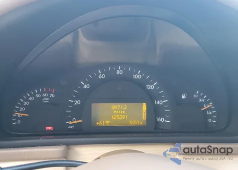 2003 Mercedes-Benz C 240 из США, поврежденный, VIN WDBRF61JX3A482957